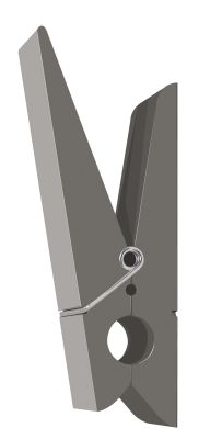 Pince Alors Coat Hook Swabdesign Grey